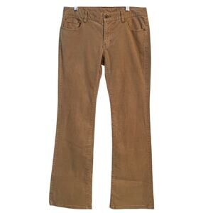 Polo Jeans Co Ralph Lauren Tan Corduroy Boot Leg Jeans Size 6